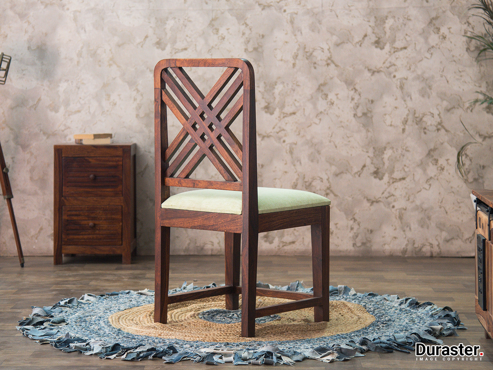 Duraster Ummed Modern Sheesham Wood Chair #5 - Image 2