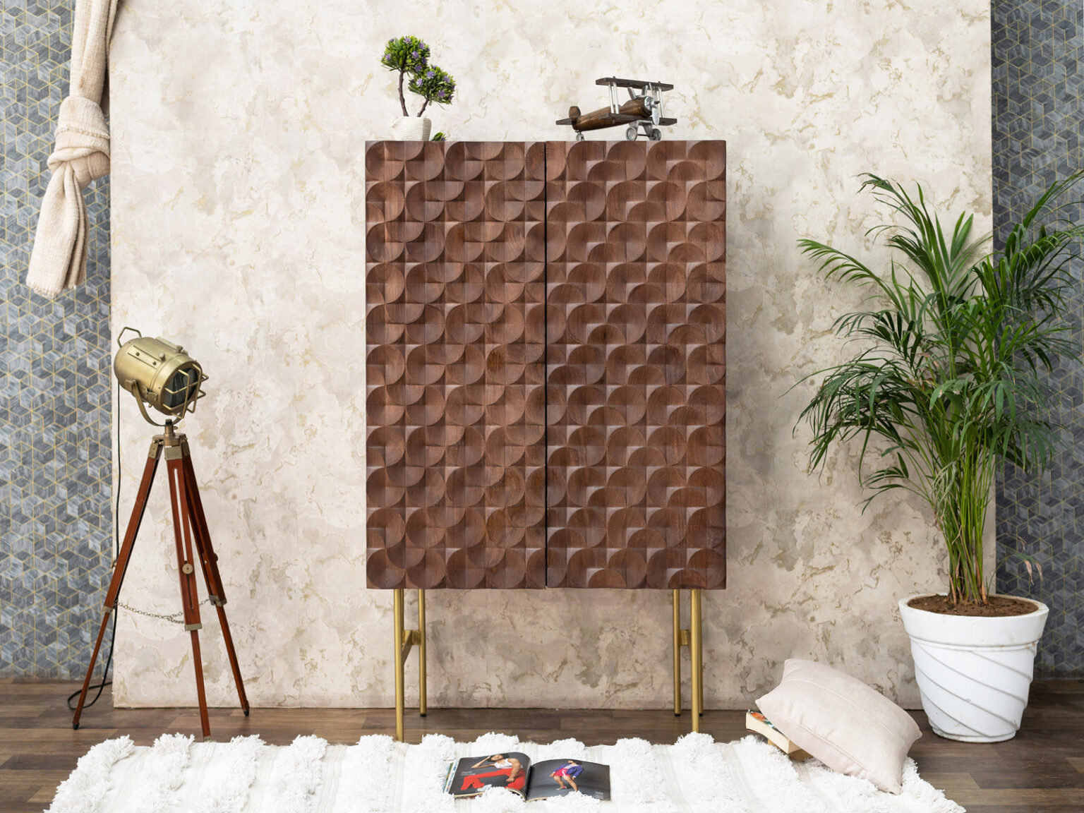Mango Wood Cabinet