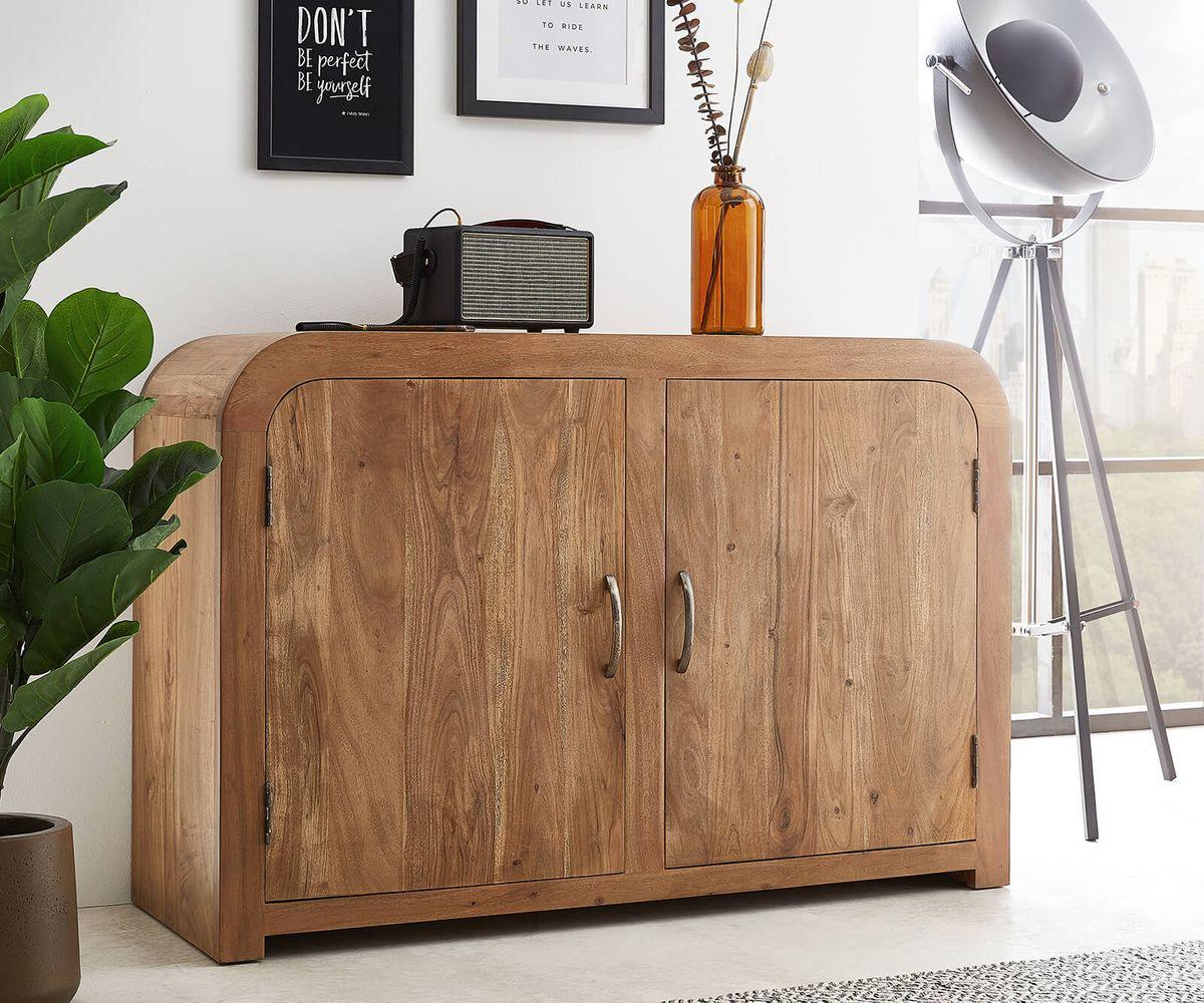 Eternal Modern Acacia Sideboard Cabinet #5 - Duraster