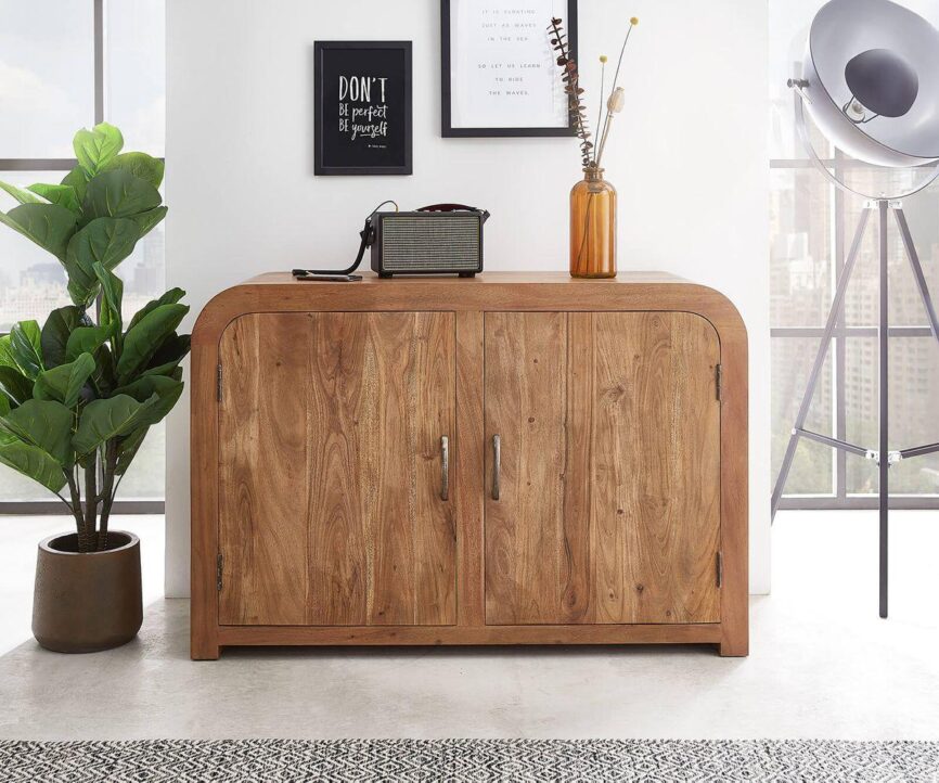 Eternal Modern Acacia Sideboard Cabinet #5 - Duraster