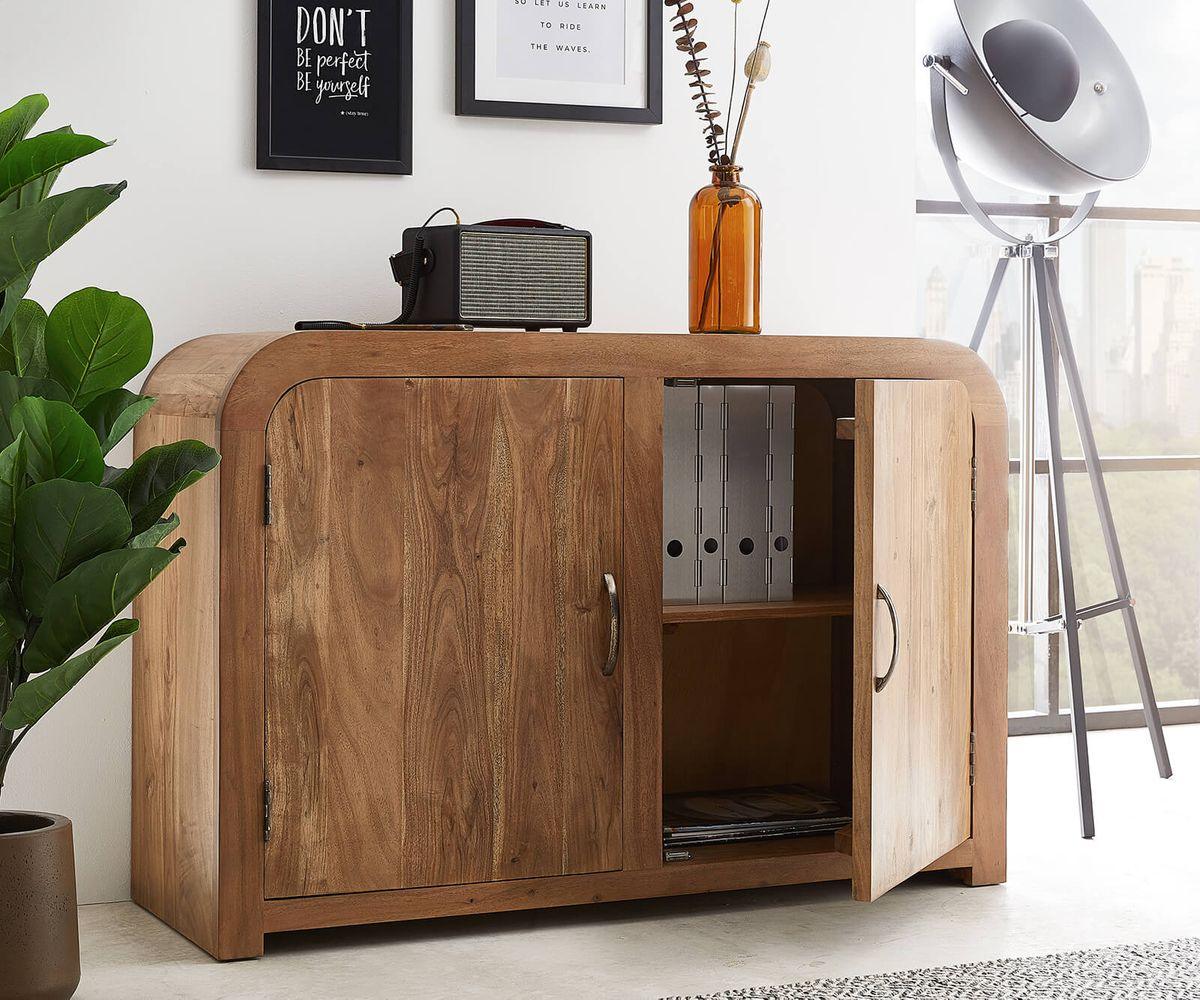 Eternal Modern Acacia Sideboard Cabinet #5 - Duraster