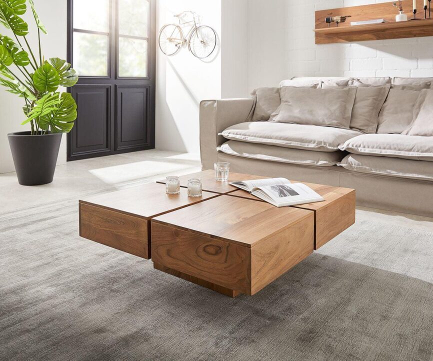 Eternal Modern Acacia Coffee Table #3 - Duraster