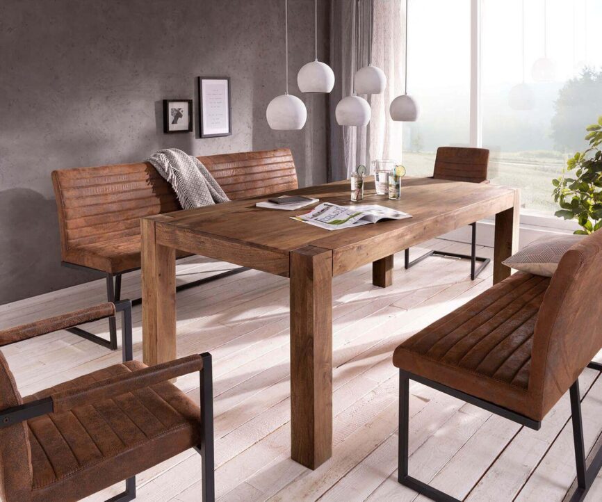 Elementary Straightforward Acacia Dining Table #2 - Duraster
