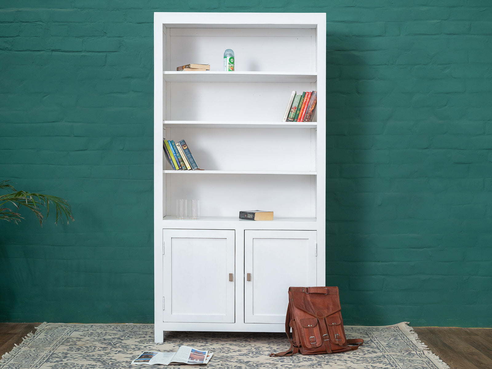 Duraster Novo Premium Solid Mango Wood Book Shelf #1