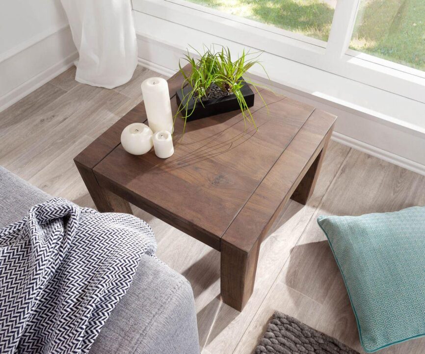 Eternal Elegant Acacia Square Coffee Table #7 - Duraster