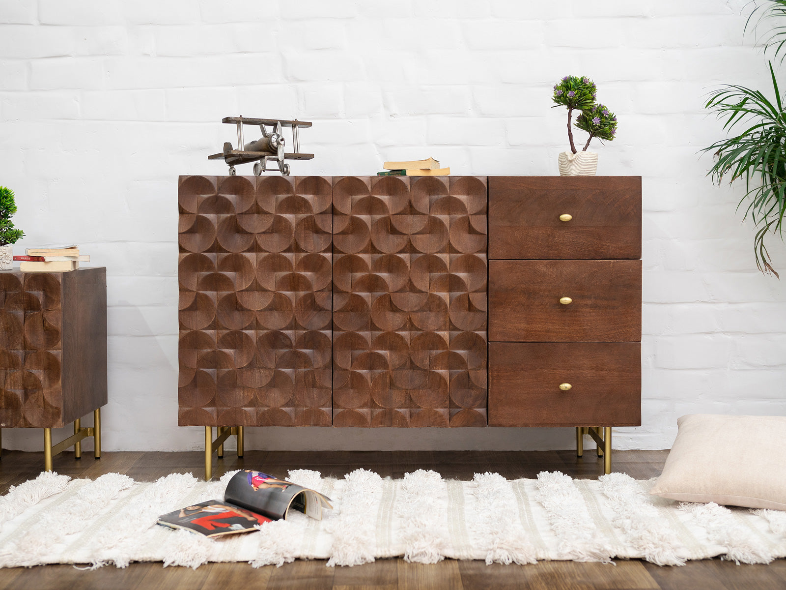 Mango Wood Sideboard