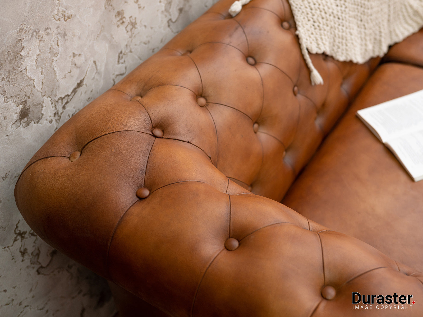 Duraster Chesterfield Traditional Two Seater Sofas #5 - Image 2
