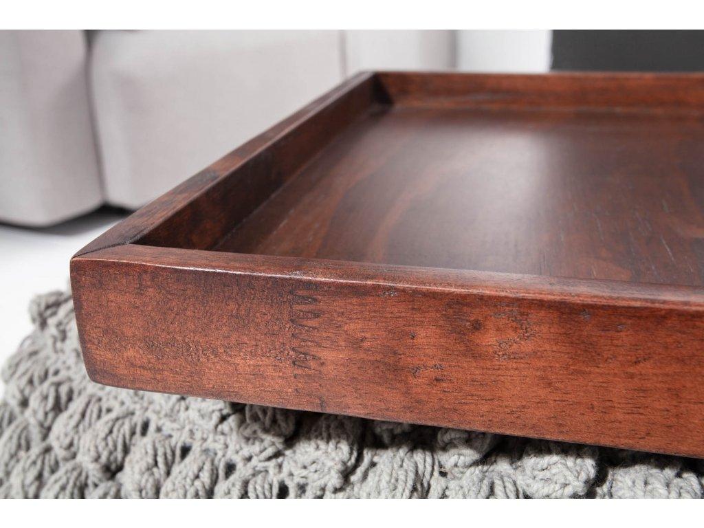 Brown beech coffee table Estico 40 x 40 cm - Duraster
