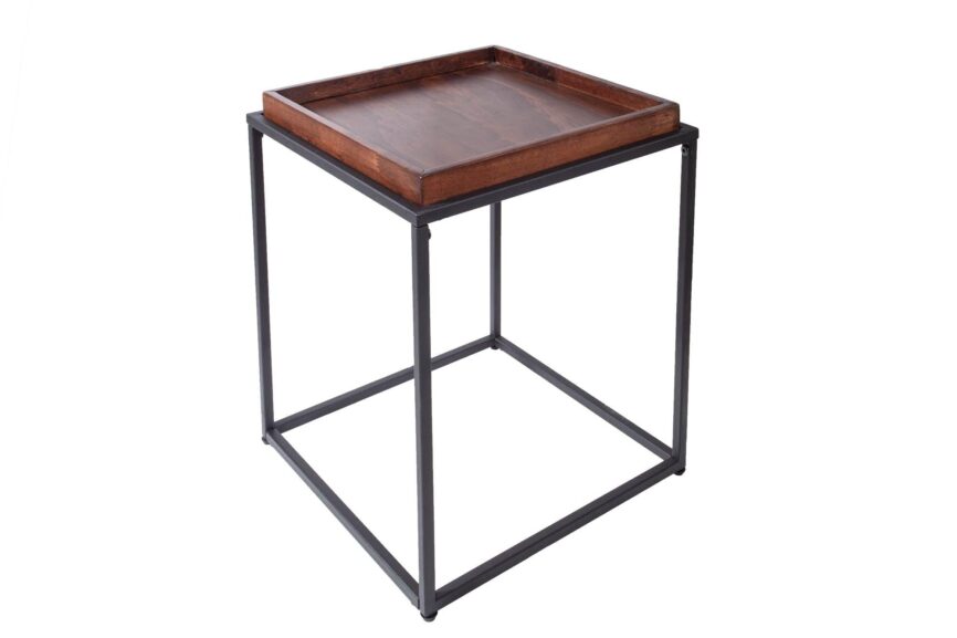 Brown beech coffee table Estico 40 x 40 cm - Duraster
