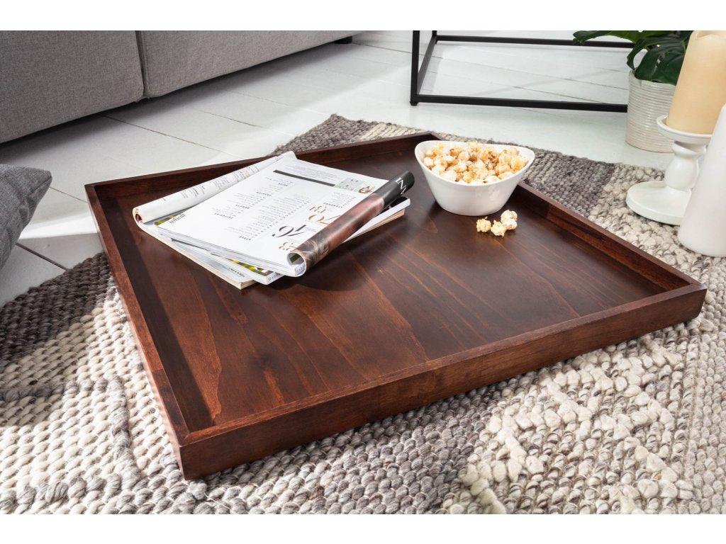 Brown beech coffee table Estico 60 x 60 cm - Duraster