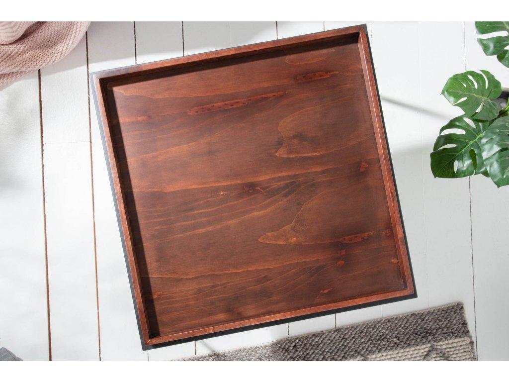 Brown beech coffee table Estico 60 x 60 cm - Duraster