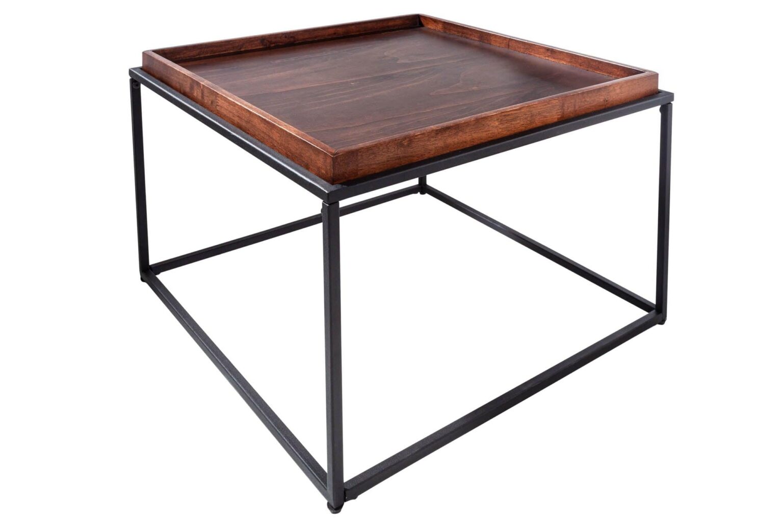 Brown beech coffee table Estico 60 x 60 cm - Duraster