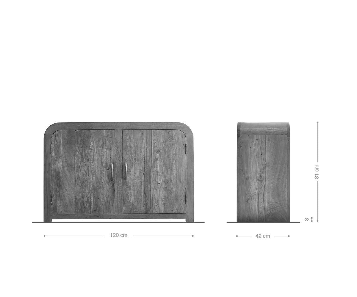 Eternal Classic Sheesham Dresser Cabinet #2 - Duraster