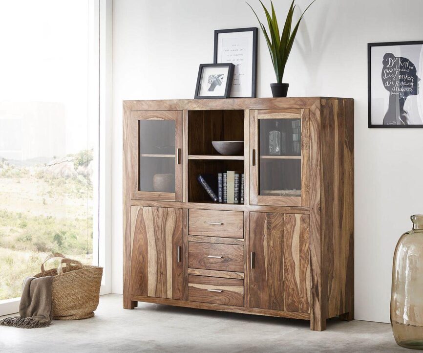 Eternal Modern Sheesham Multi Use Cabinet #7 - Duraster