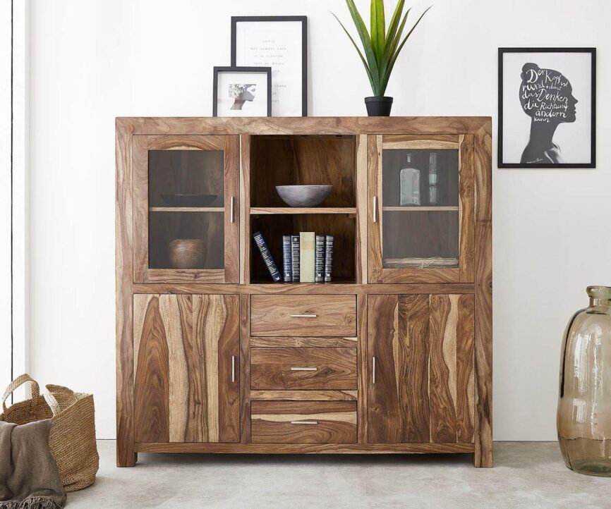 Eternal Modern Sheesham Multi Use Cabinet #7 - Duraster
