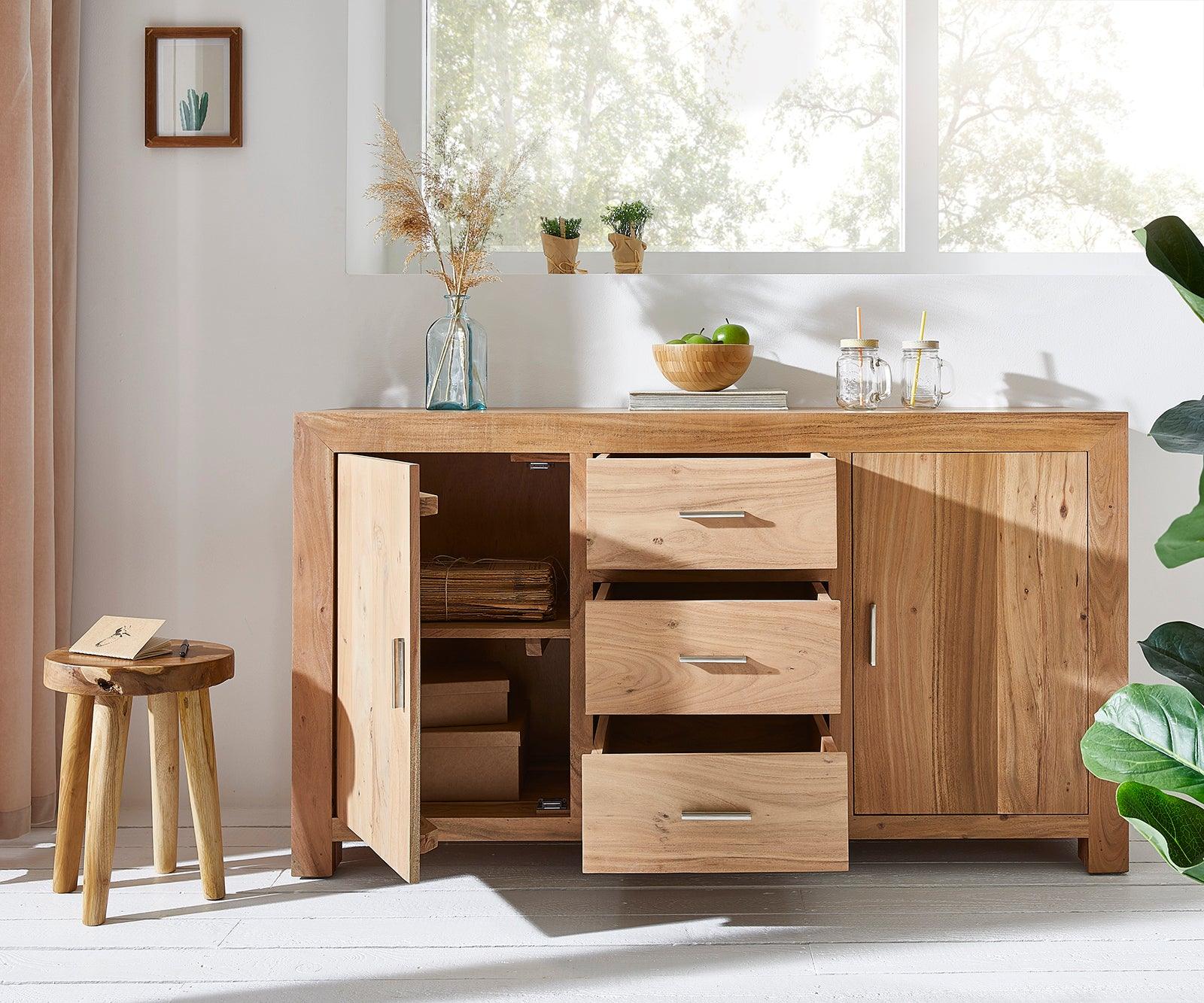Elementary Simple Acacia wood Sideboard #4 - Duraster