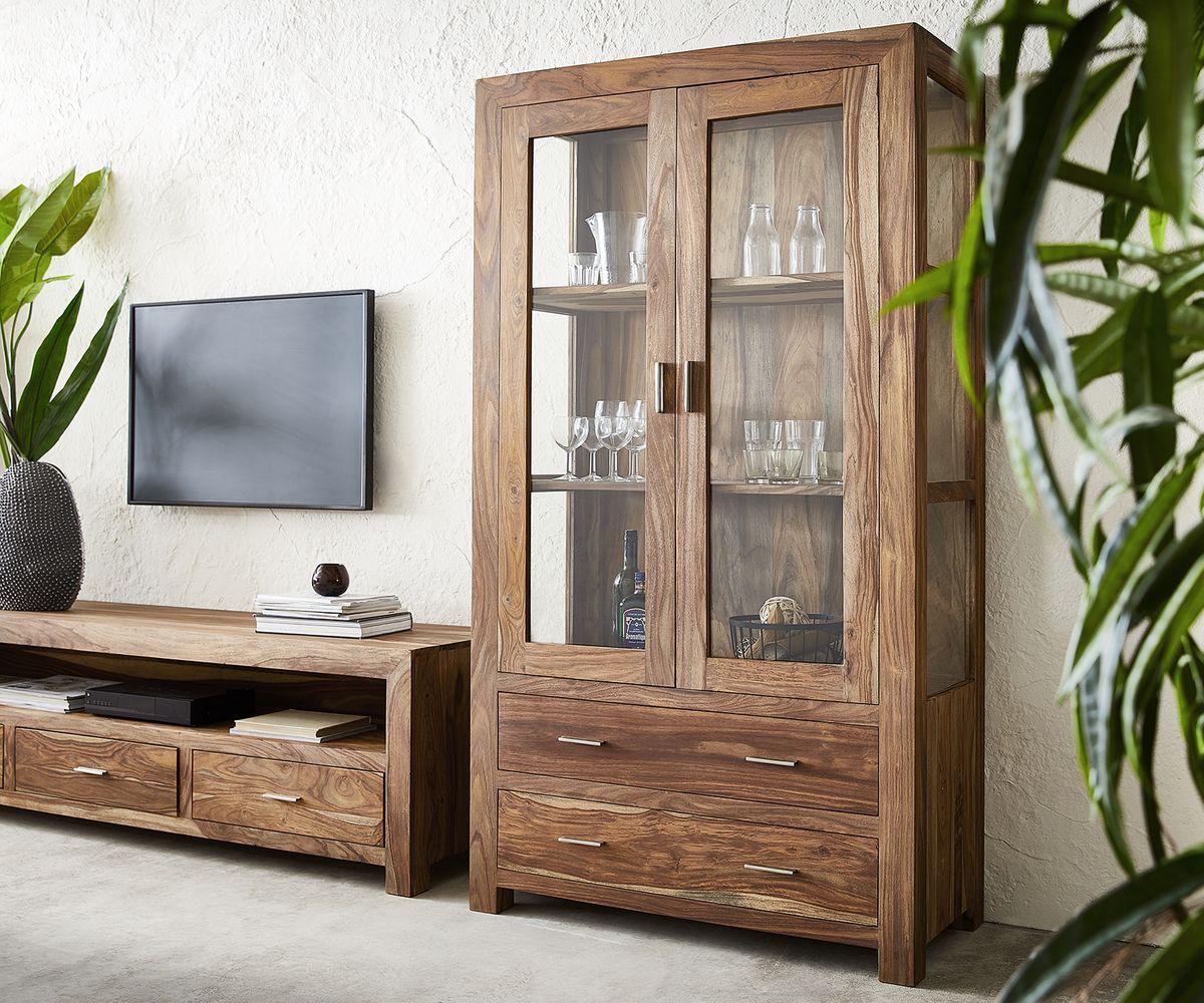 Eternal Elegant Sheesham Showcase Cabinet #4 - Duraster