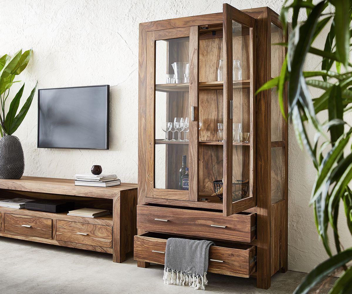 Eternal Elegant Sheesham Showcase Cabinet #4 - Duraster