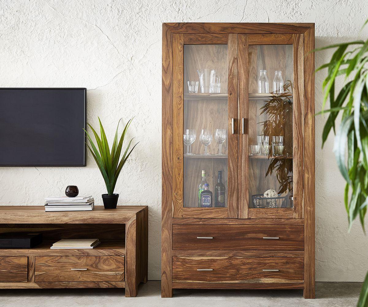 Eternal Elegant Sheesham Showcase Cabinet #4 - Duraster