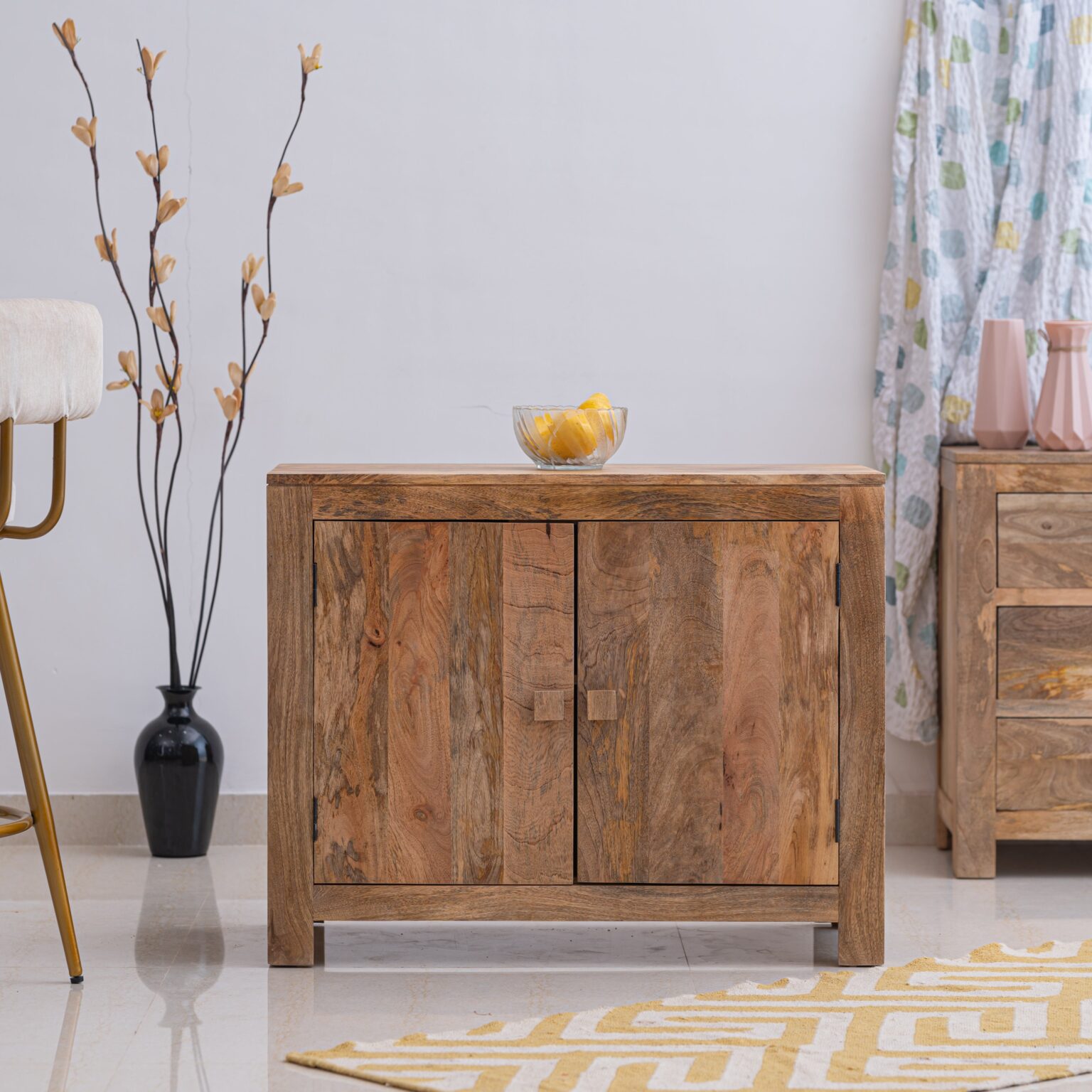 Mango Wood Small Sideboard