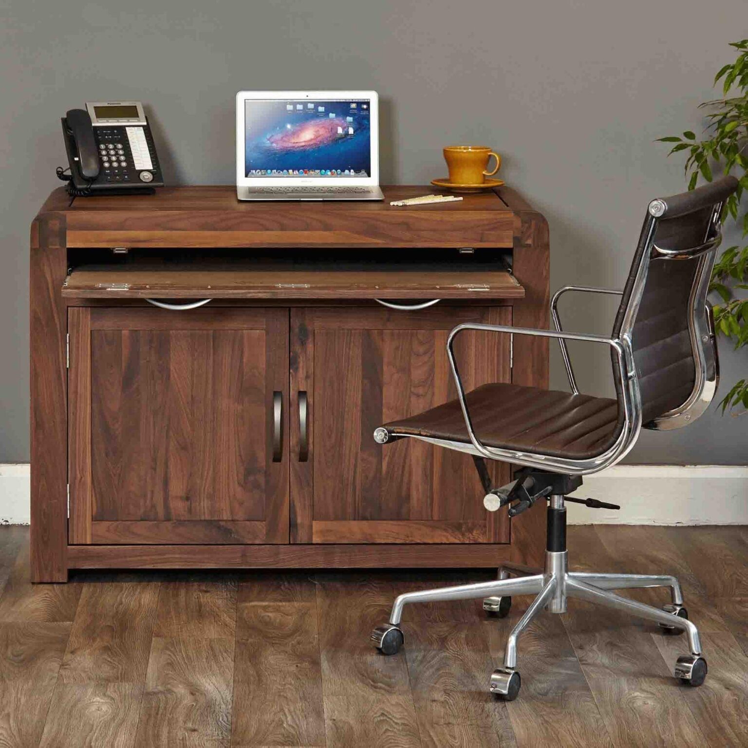 Arthur Working Desk Cum Sideboard Acacia Wood #19 - Duraster