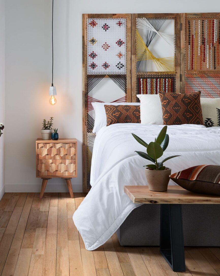 Riverrun Bed Side Table Acacia wood #4 - Duraster