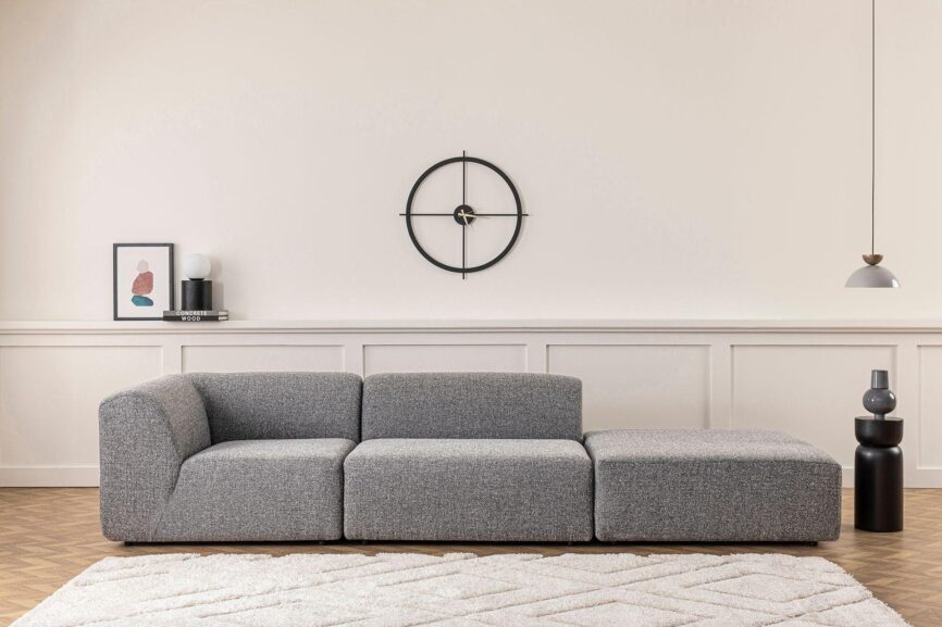 Diana Corner Sofa Light Grey#8 - Duraster