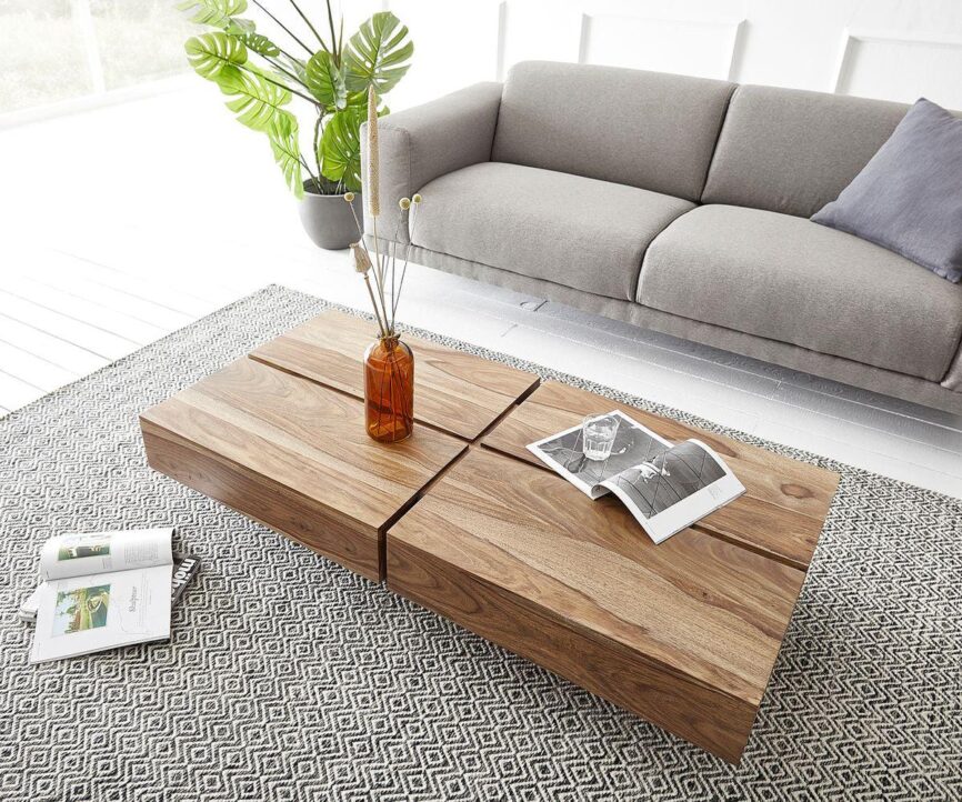 Elementary New Age Sheesham Coffee Table #1 - Duraster