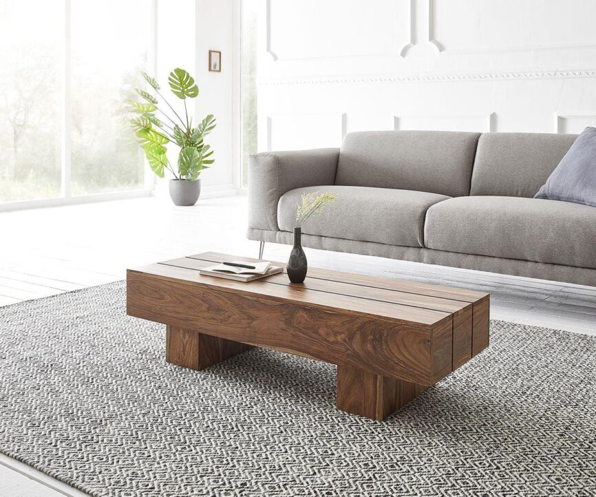 Eternal Contemporary Sheesham Coffee Table #2 - Duraster