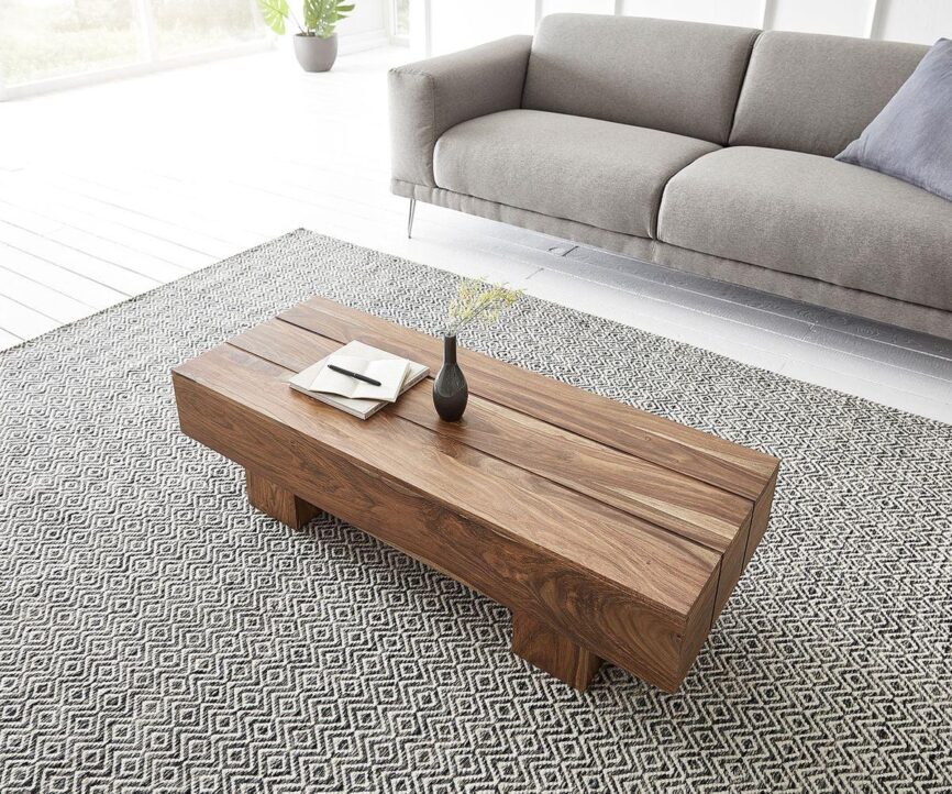Eternal Contemporary Sheesham Coffee Table #2 - Duraster