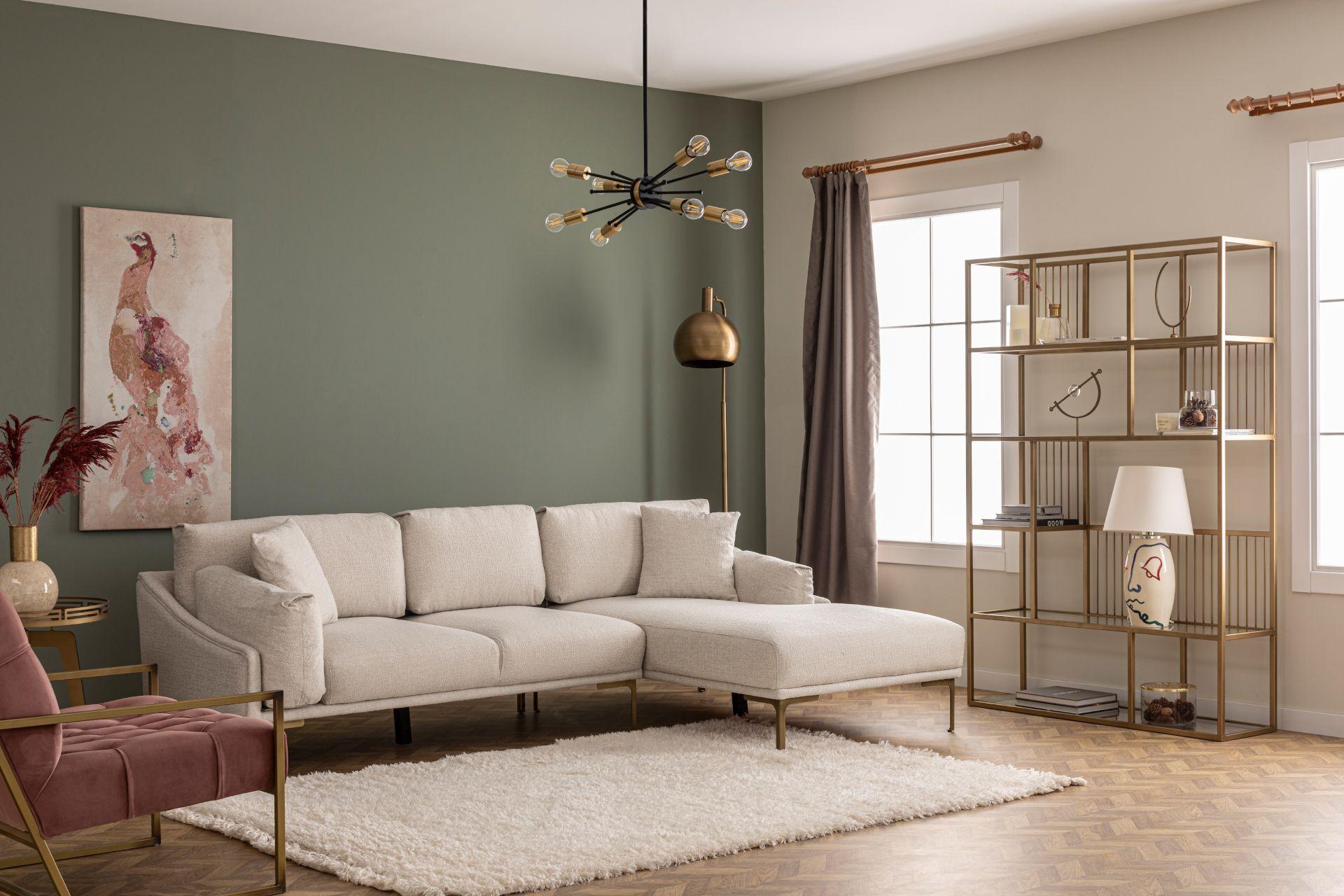 Diana Corner Sofa Ecru #2 - Duraster
