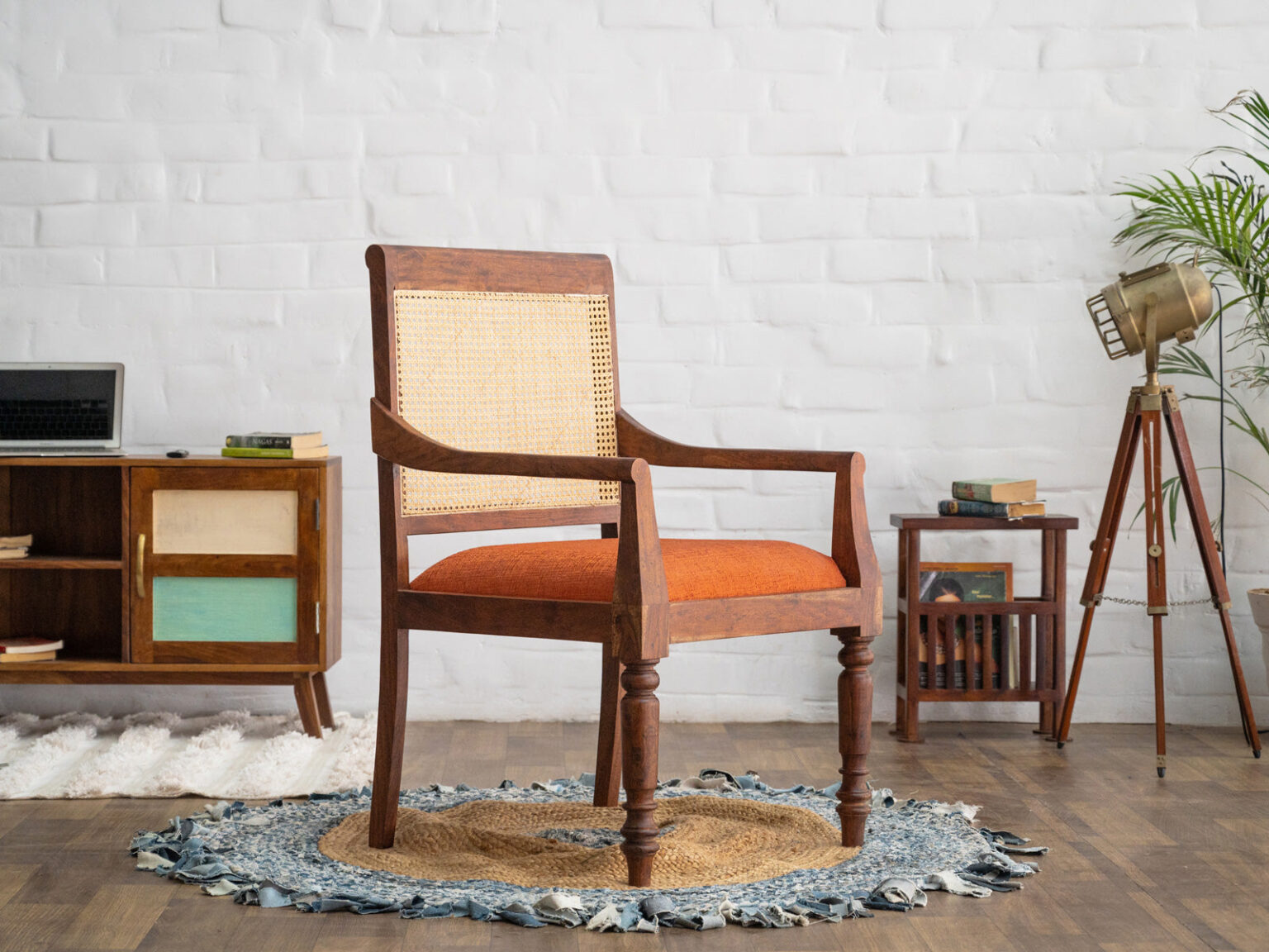 Acacia Wood Armchair