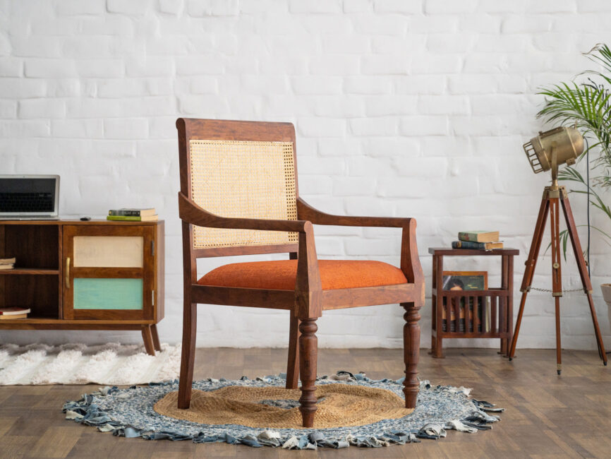 Acacia Wood Armchair