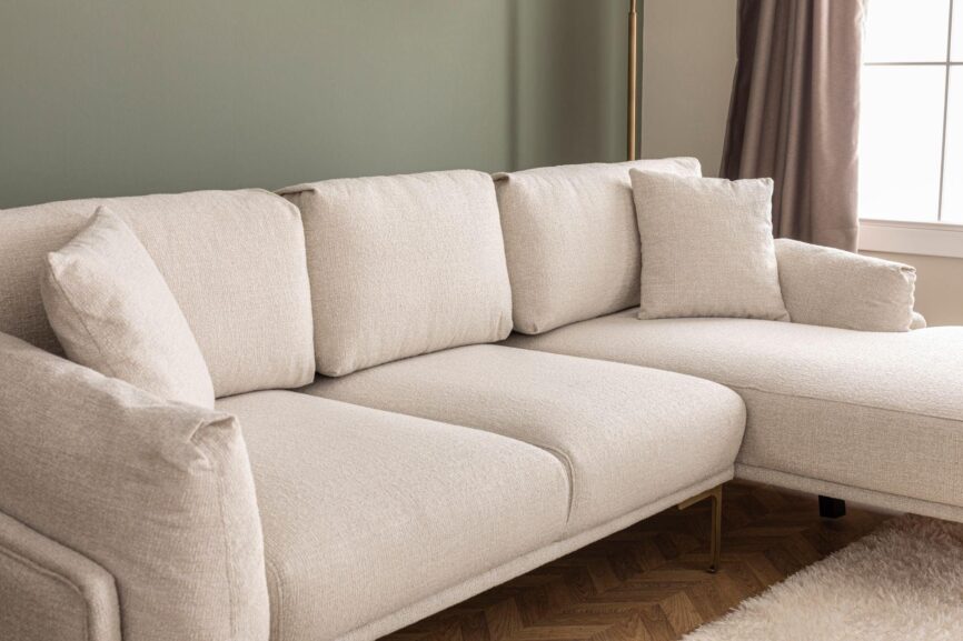 Diana Corner Sofa Ecru  #2 - Duraster