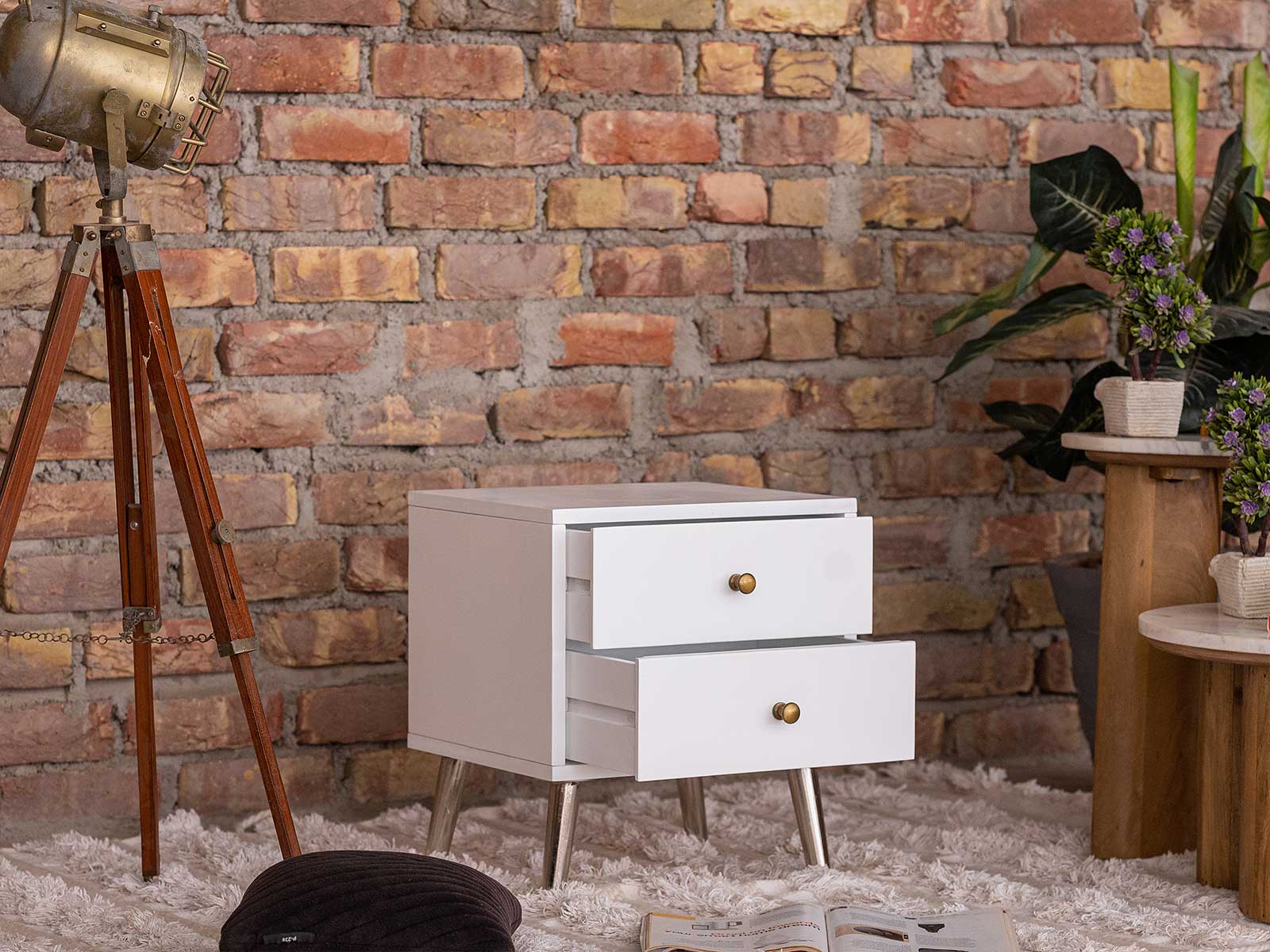 Duraster Novo Premium Mango Wood Bedside Table - Image 2