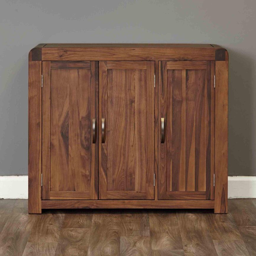 Arthur Large Shoes Cabinet Acacia Wood #12 - Duraster