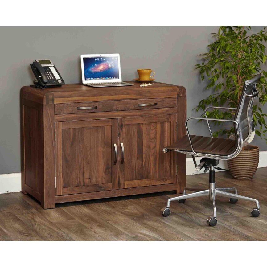 Arthur Working Desk Cum Sideboard Acacia Wood #19 - Duraster