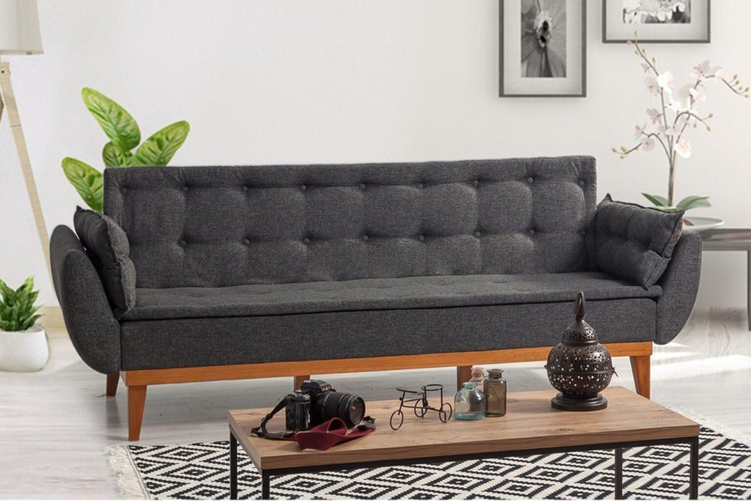 Daisy 3 Seater Anthracite Grey #17 - Duraster