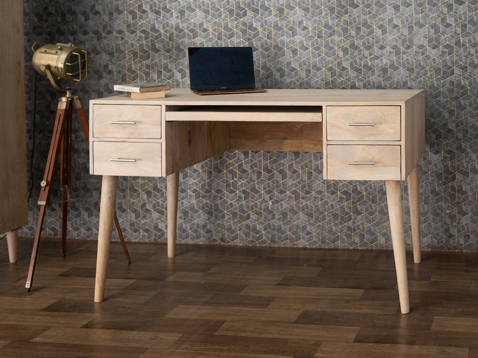 Duraster Irish Wooden Study Table with Storage #3
