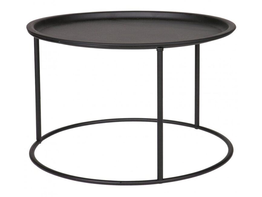 Black metal coffee table Select 56 cm - Duraster