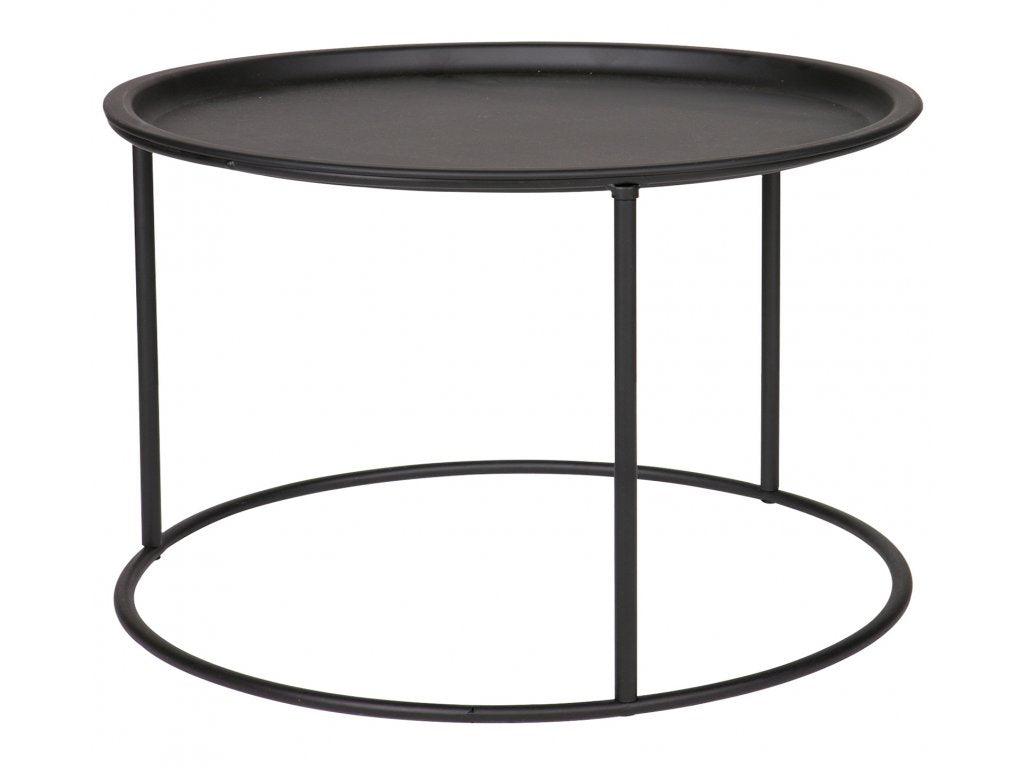 Black metal coffee table Select 56 cm - Duraster