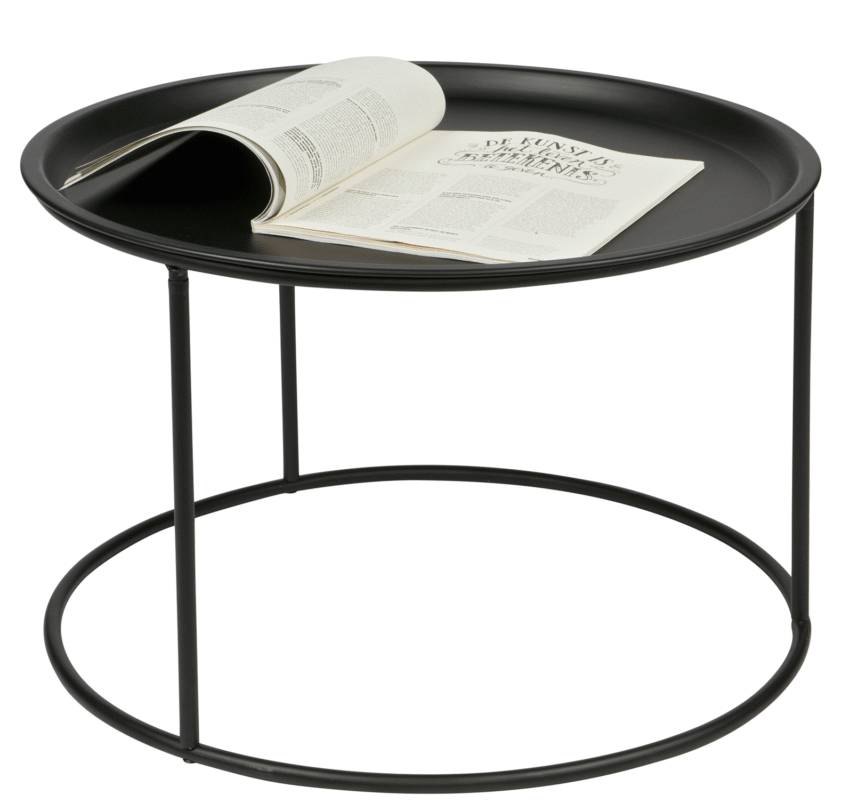 Black metal coffee table Select 56 cm - Duraster