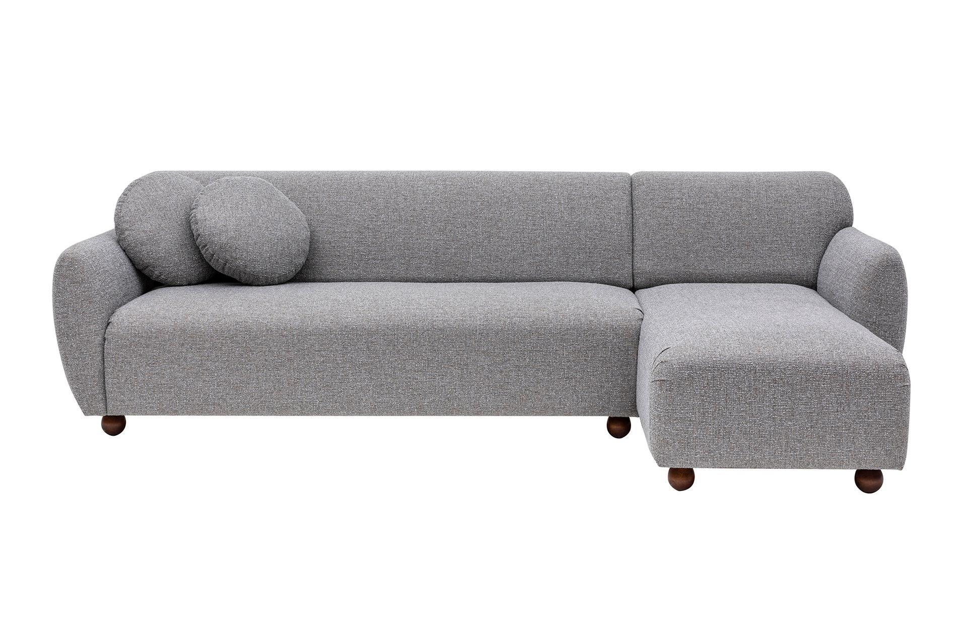 Diana Corner Sofa Light Grey#6 - Duraster