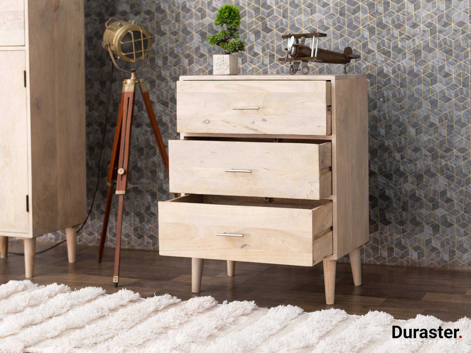 Duraster Irish Wooden Chest Of Drawers #1 - Image 2