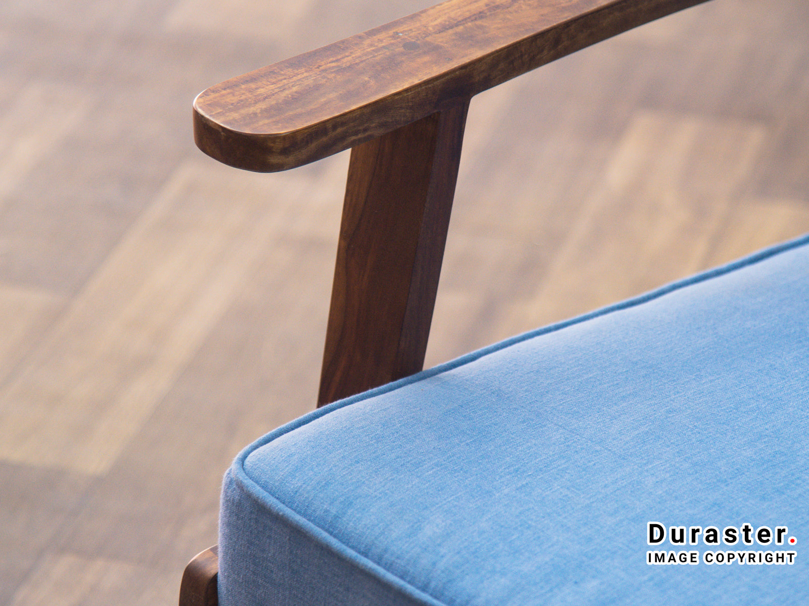 Duraster Ummed Modern Sheesham Wood Lounge Chair #6 - Image 3