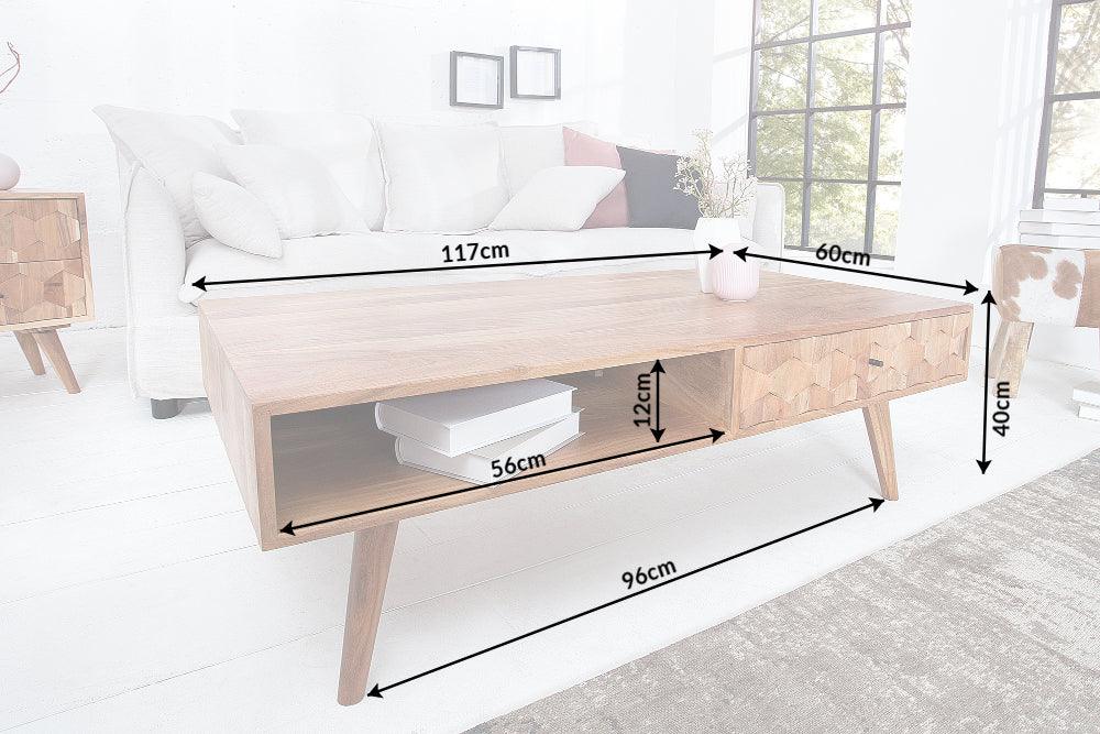 coffee table acacia 117 cm - Duraster