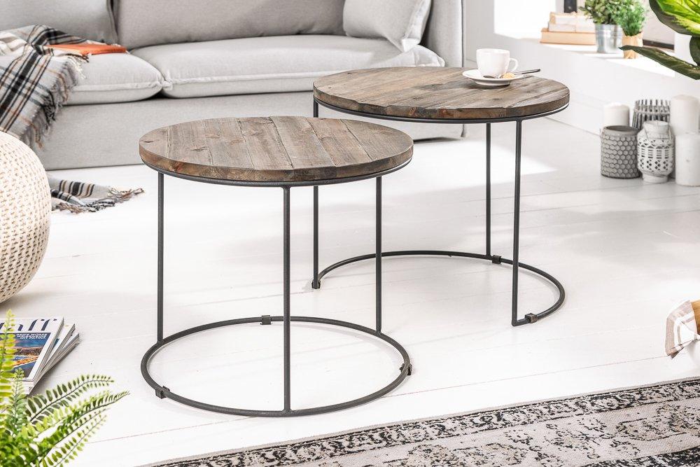 Coffee table set acacia wood - Duraster