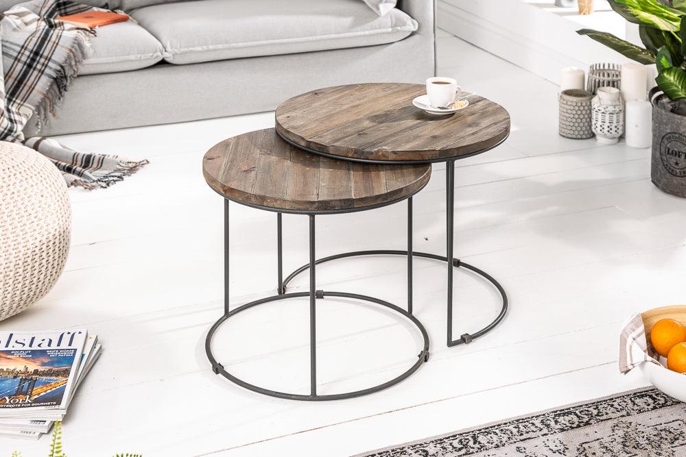 Coffee table set acacia wood - Duraster