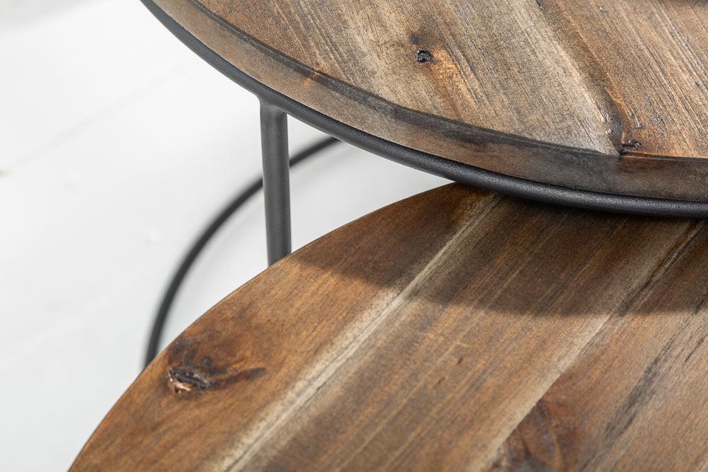Coffee table set acacia wood - Duraster