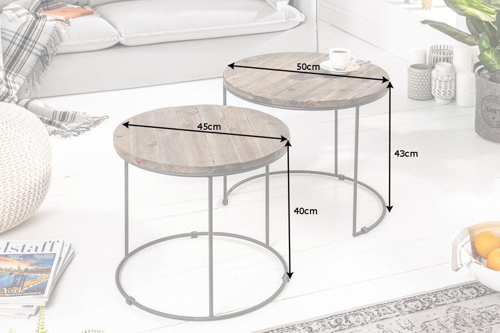 Coffee table set acacia wood - Duraster